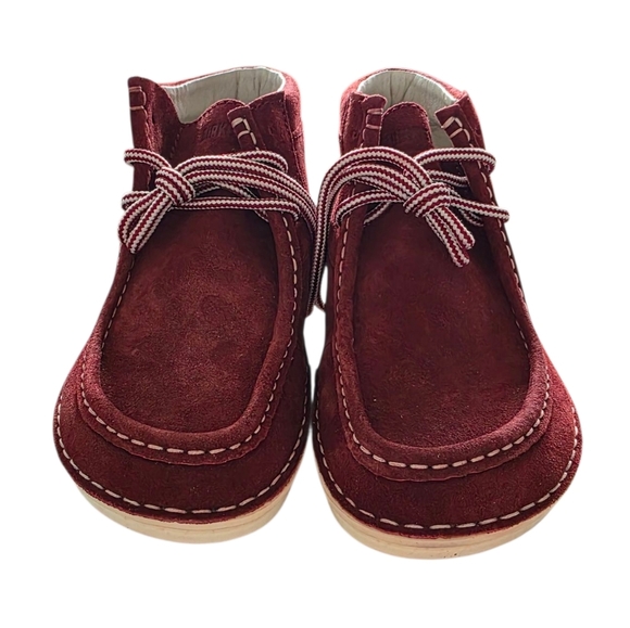 Birkenstock Pasadena Boots In Red Suede size 6.5 - Picture 7 of 8